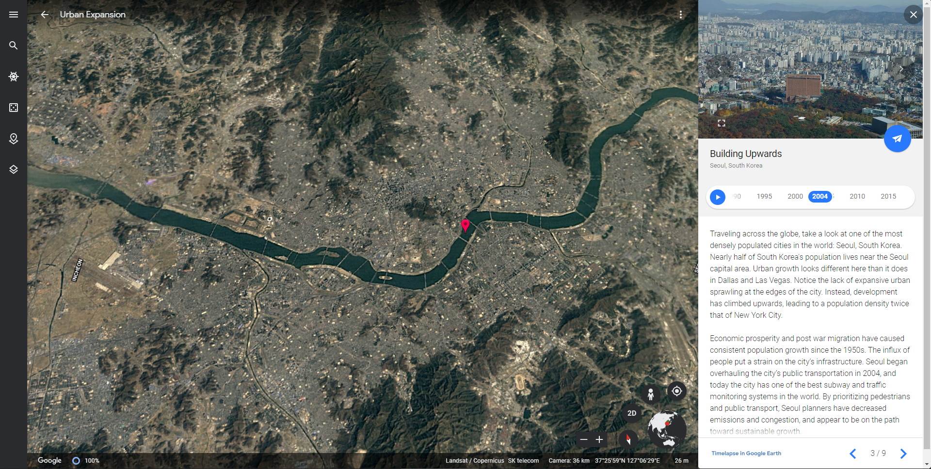google earth vraćanje vremena nova opcija putovanje kroz vreme