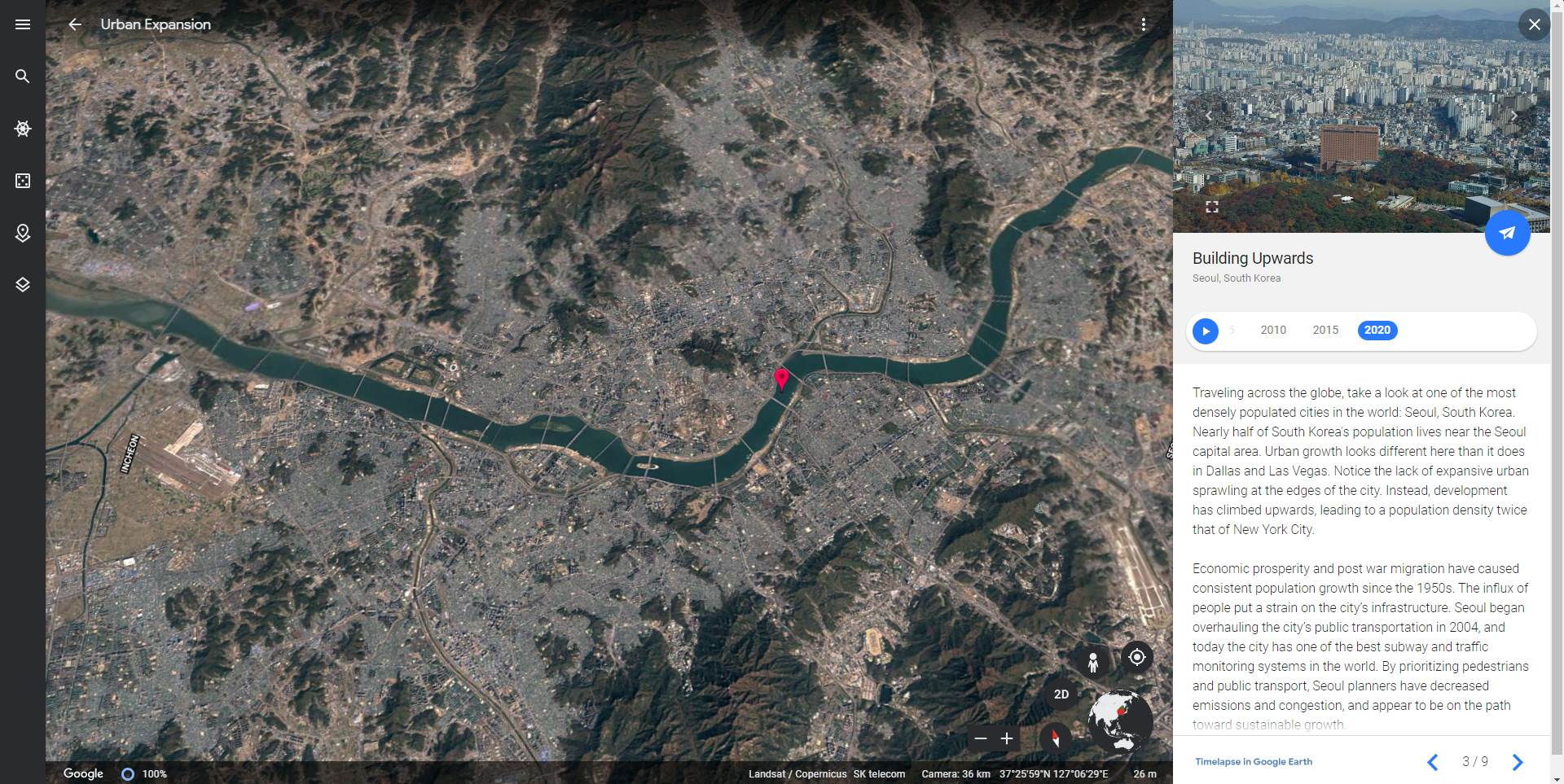 google earth vraćanje vremena nova opcija putovanje kroz vreme