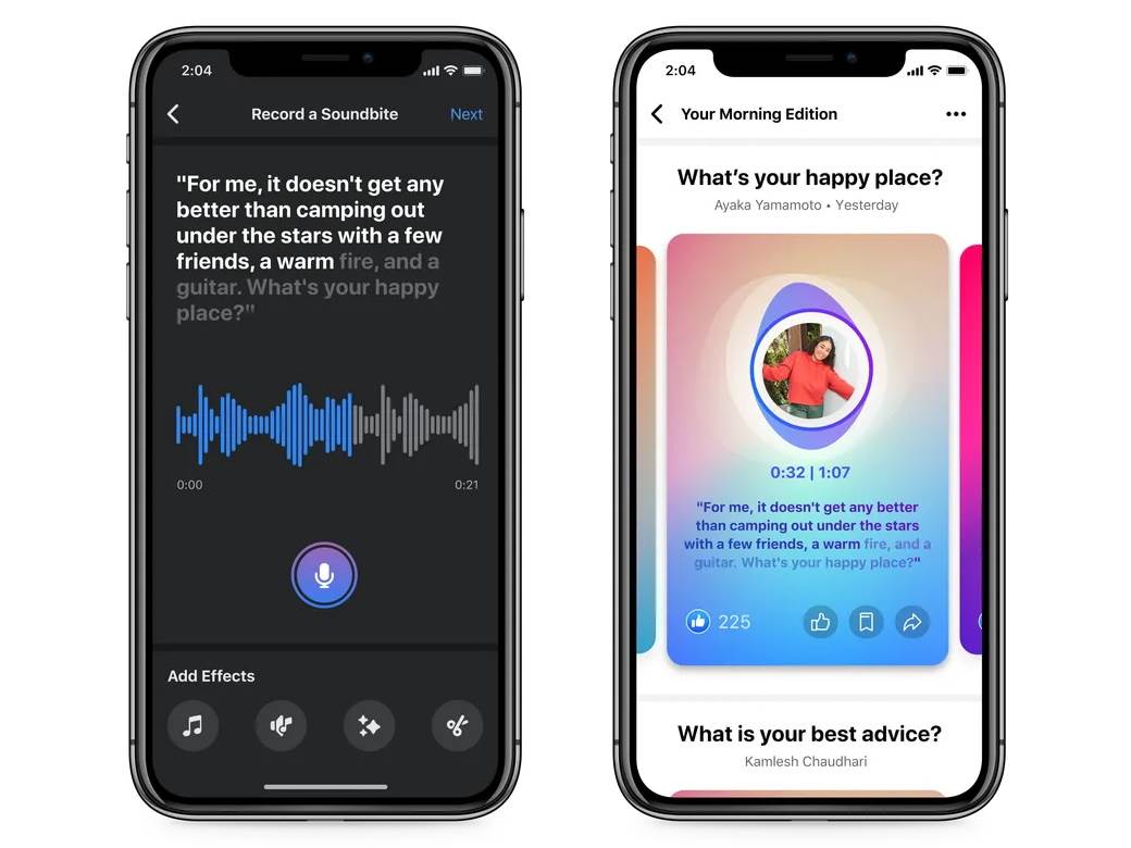 facebook clubhouse kopija podcast slušanje i kreiranje live audio rooms klabhaus slušanje podkasta