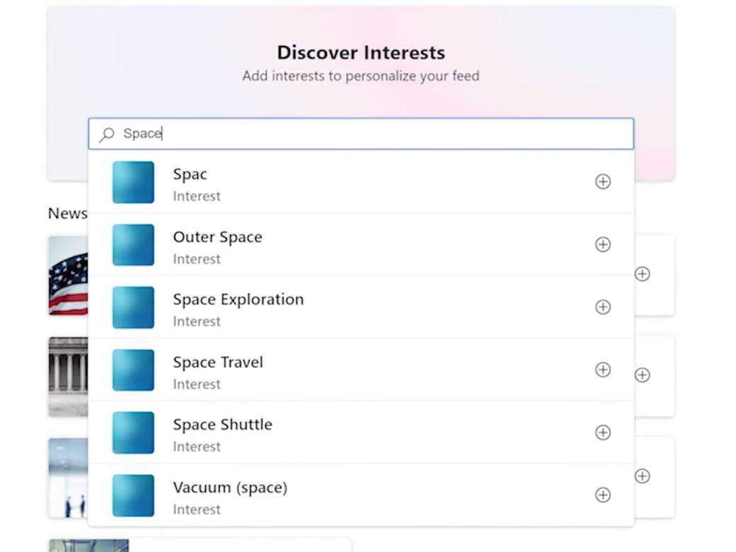 windows 10 taskbar traka zadataka novine widget