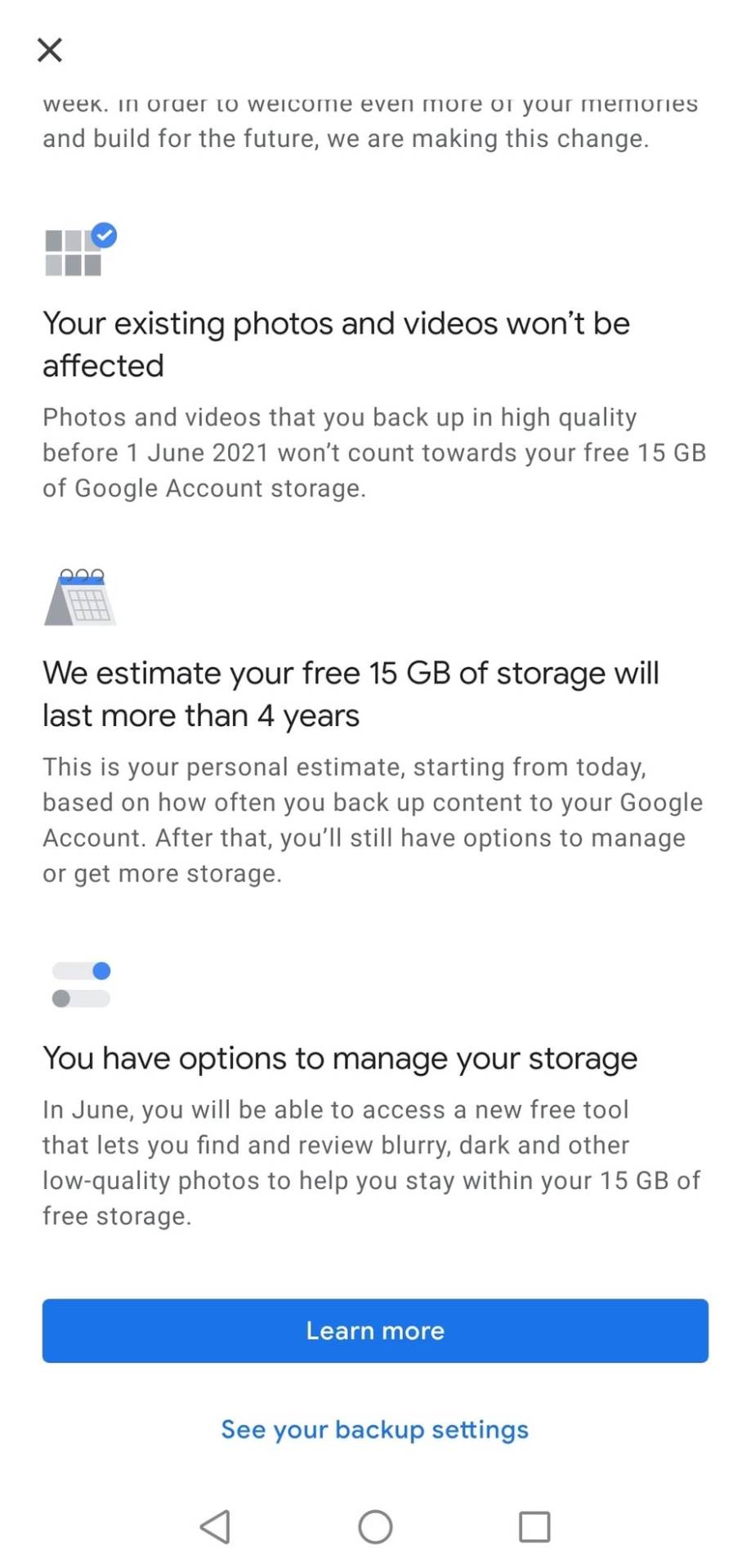 google photos pretplata cloud storage memorija na telefonu fotografije slike besplatno