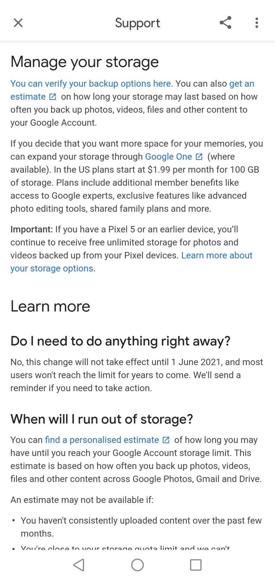 google photos pretplata cloud storage memorija na telefonu fotografije slike besplatno
