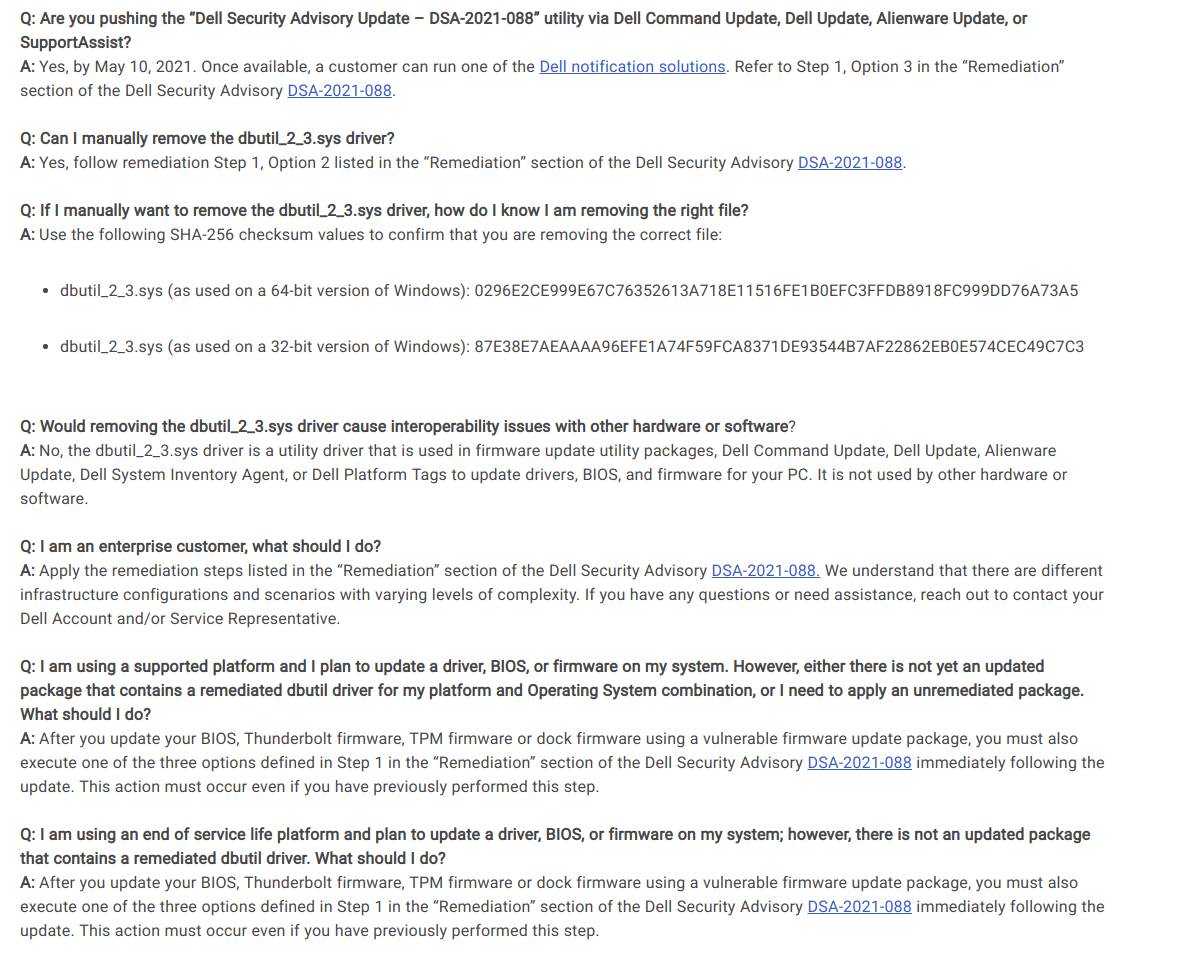 dell računari patch drajveri instalacija sigurnosni propust hakeri 