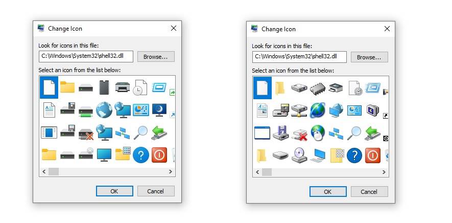 windows ikonice windows 10 novi izgled