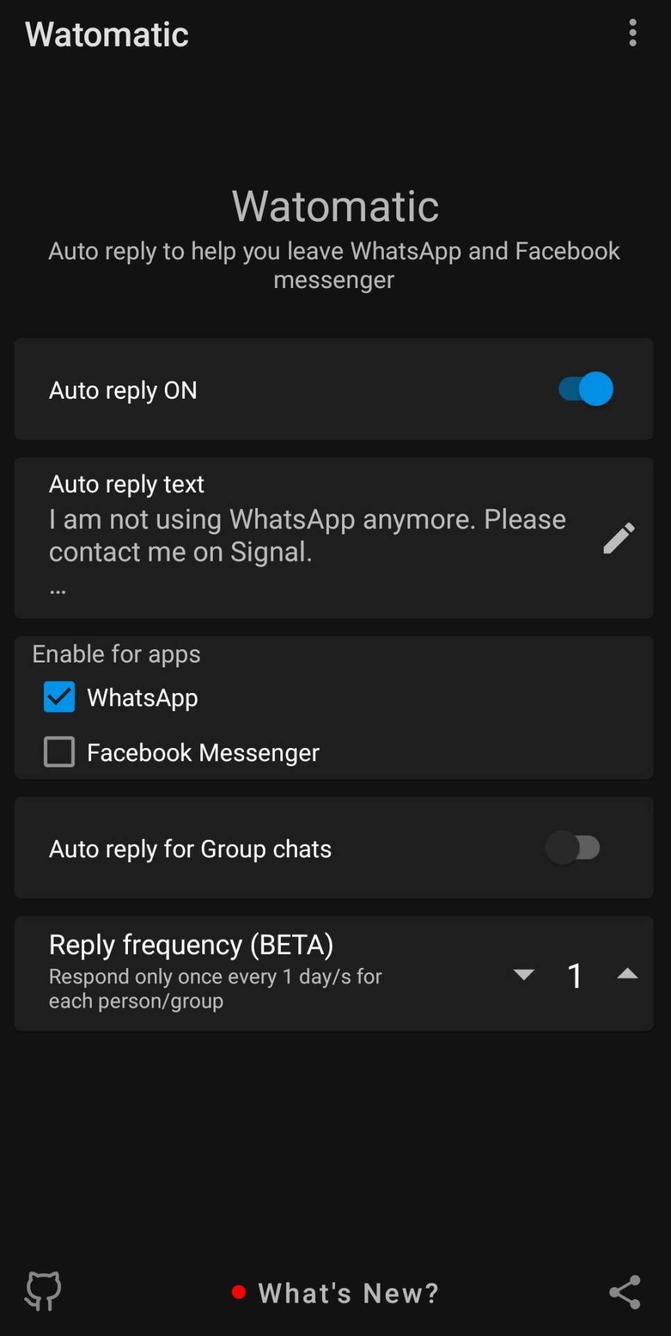 watomatic whatsapp aplikacija messenger aplikacija za dopisivanje poruke