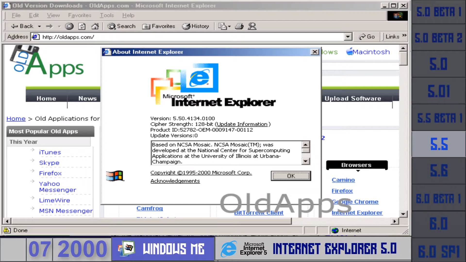 Gasi se Internet Explorer