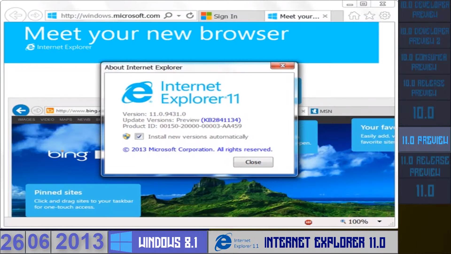 Gasi se Internet Explorer