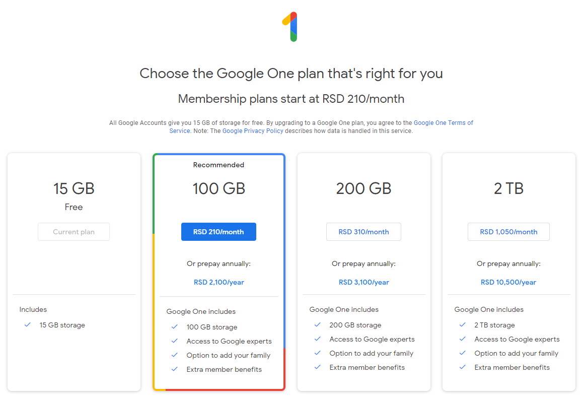 besplatan google photos alternative onedrive dropbox flickr icloud