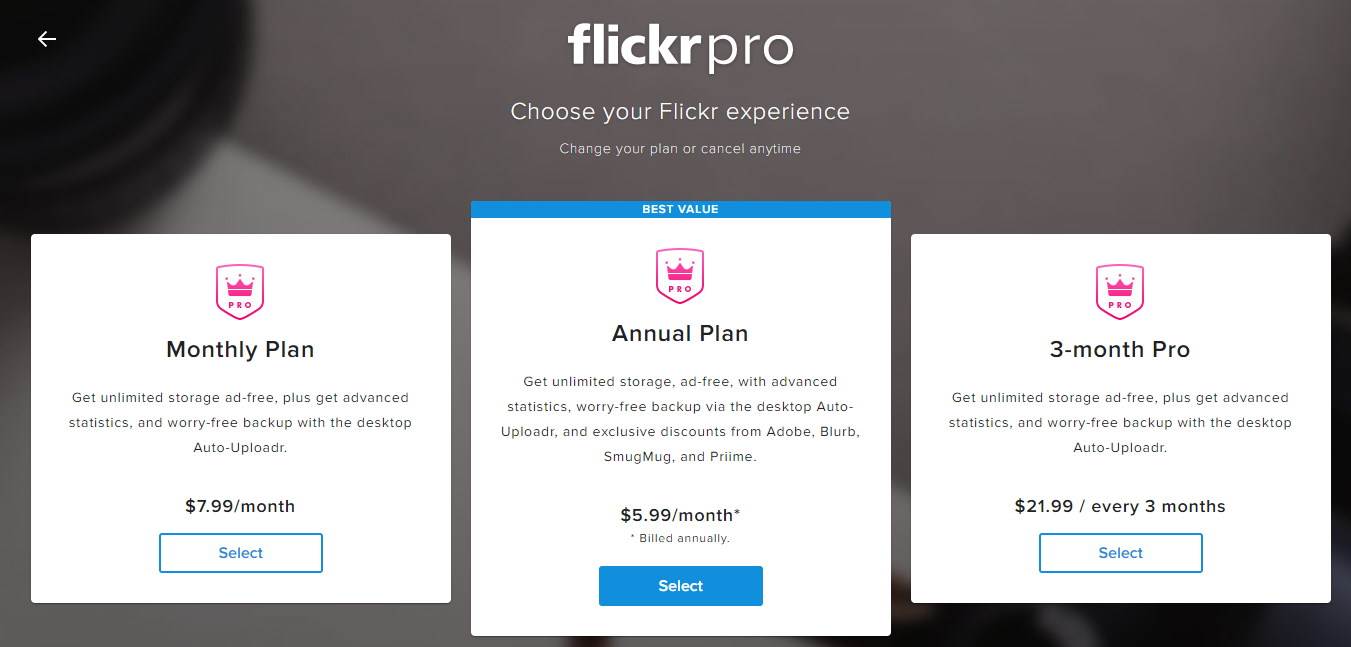 besplatan google photos alternative onedrive dropbox flickr icloud
