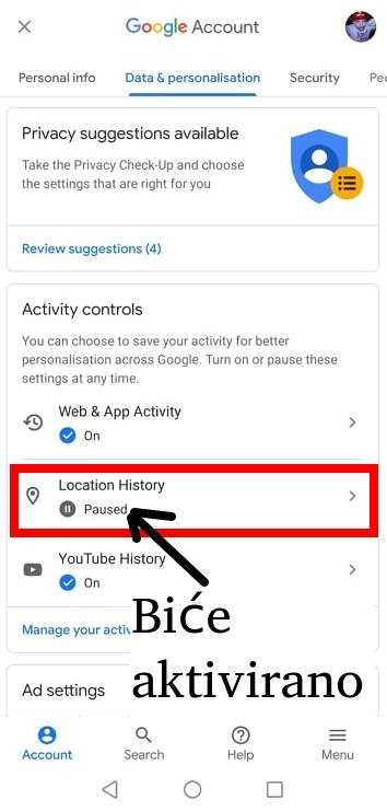 Ne radi Google Maps opcija za deljenje lokacija