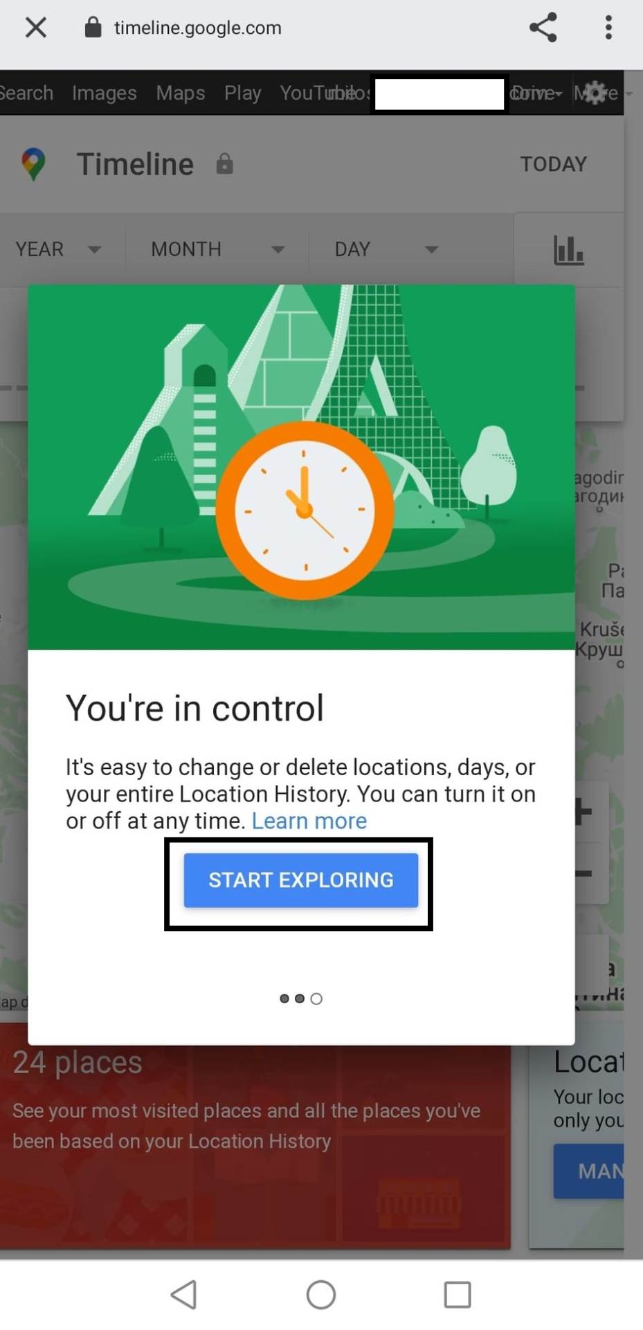 google maps kako isključiti praćenje location history