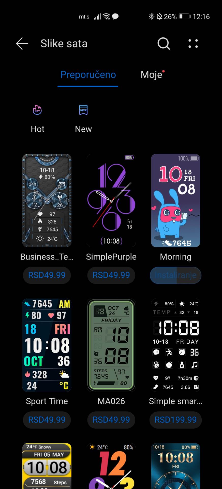honor band 6 fitnes narukvica cena prodaja kupovina utisci praćenje zdravlja sport kako radi foto
