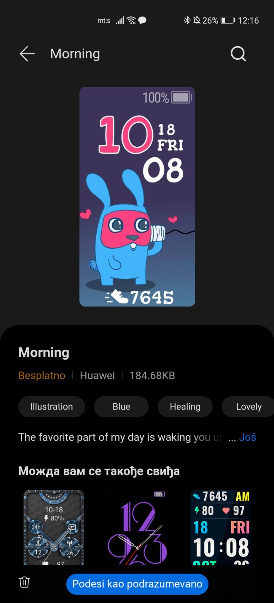 honor band 6 fitnes narukvica cena prodaja kupovina utisci praćenje zdravlja sport kako radi foto