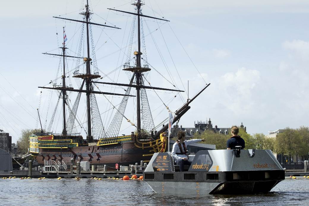 električni čamac roboat amsterdam 