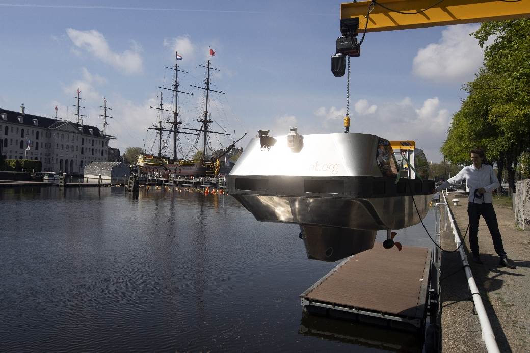 električni čamac roboat amsterdam 