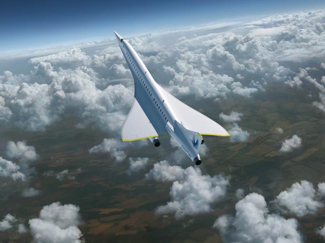 supersonični avion letenje United amerika