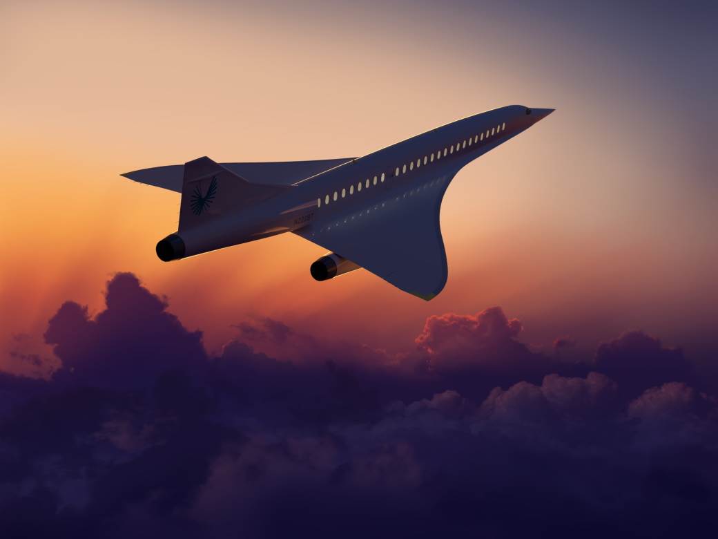 supersonični avion letenje United amerika