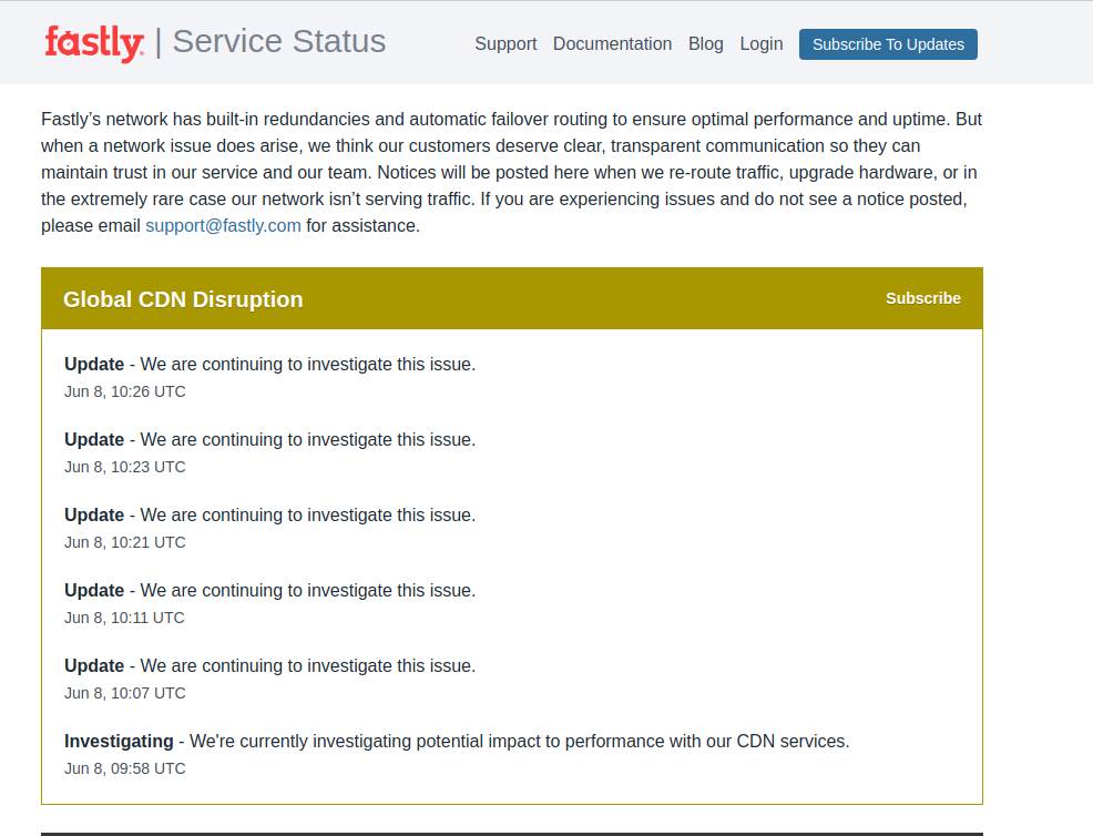 pale društvene mreže i internet stranice internet ne radi