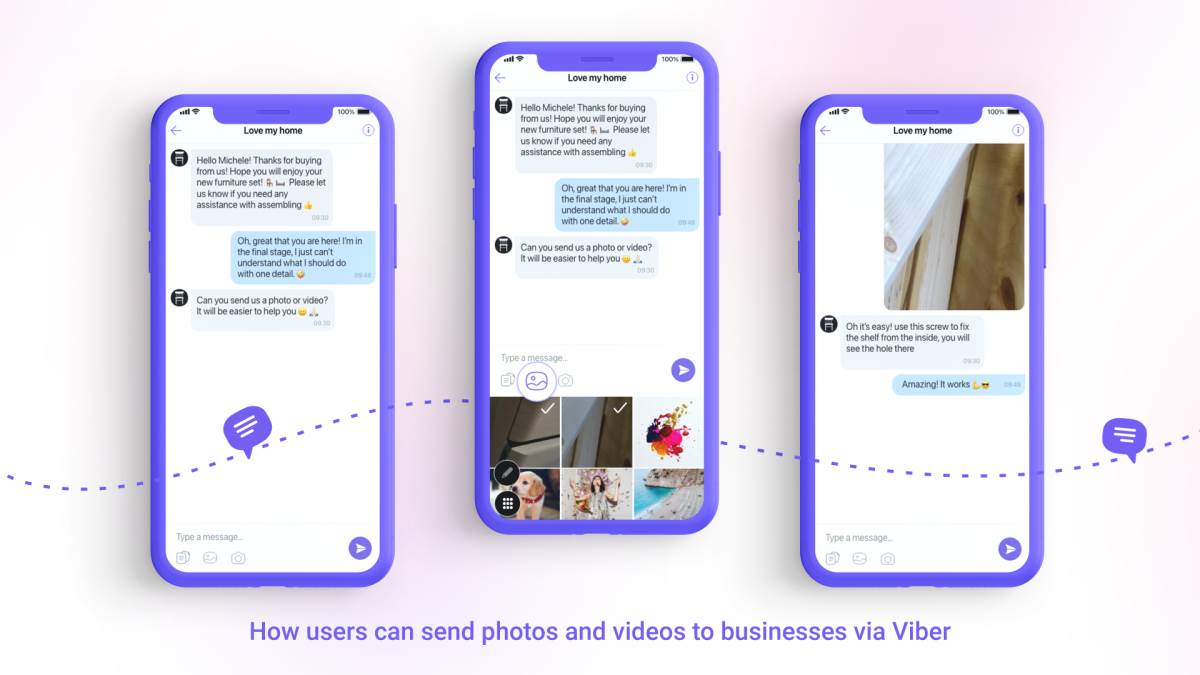 viber slanje slika videa fajlova nove opcije biznis poruke četovanje razmena foto video