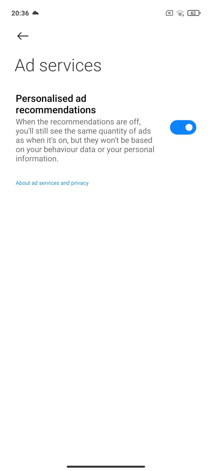 xiaomi telefoni kako iskljuciti reklame miui 12