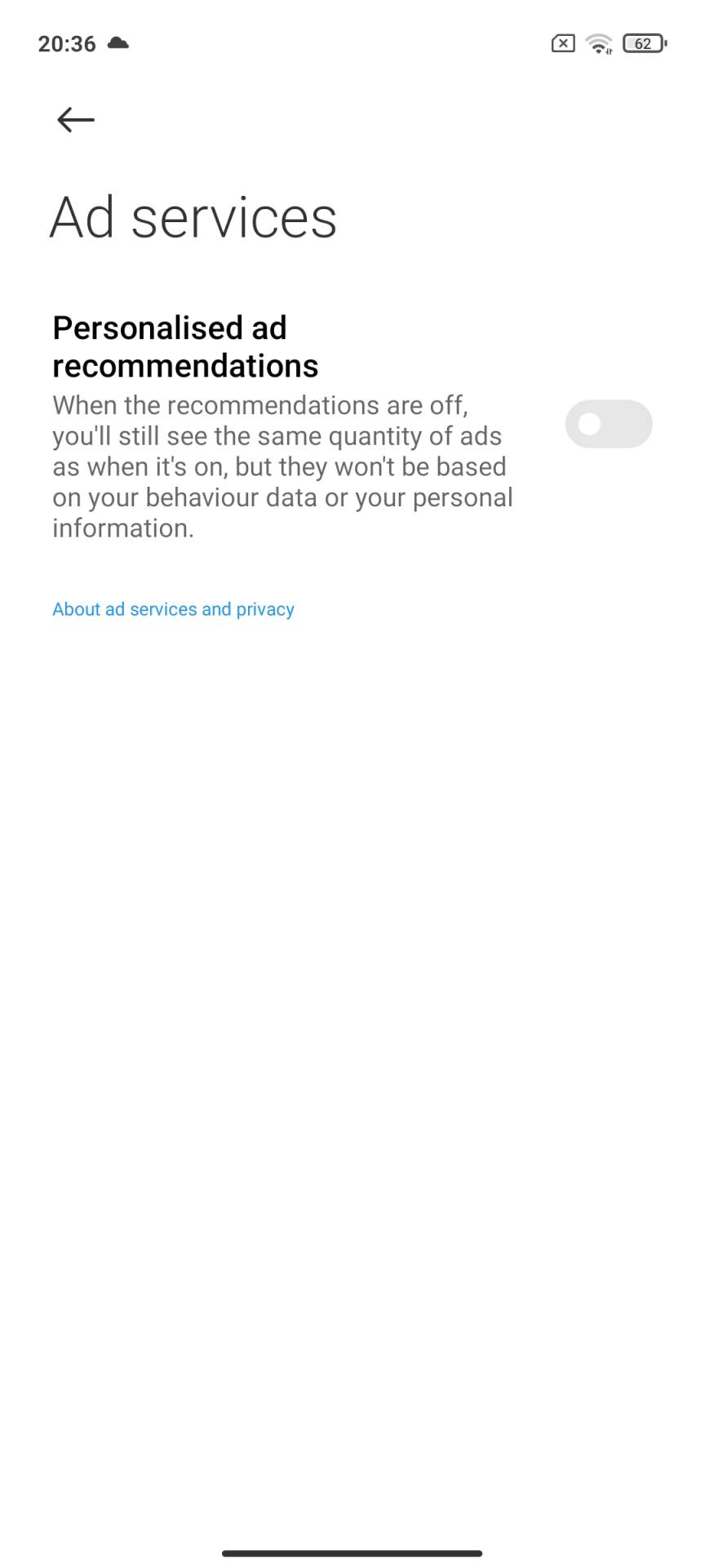 xiaomi telefoni kako iskljuciti reklame miui 12