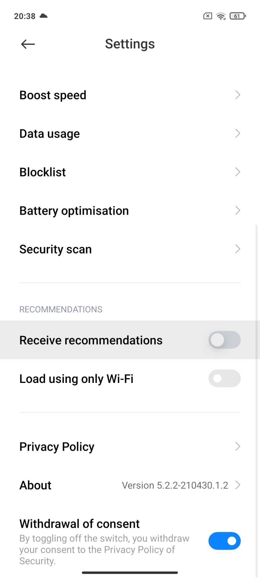 xiaomi telefoni kako iskljuciti reklame miui 12