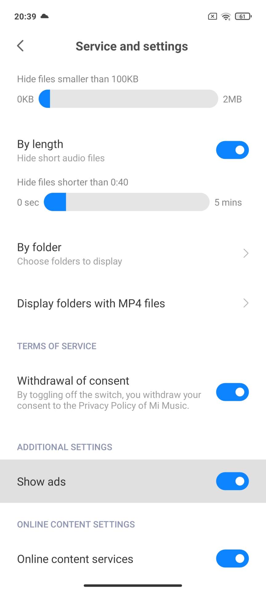 xiaomi telefoni kako iskljuciti reklame miui 12