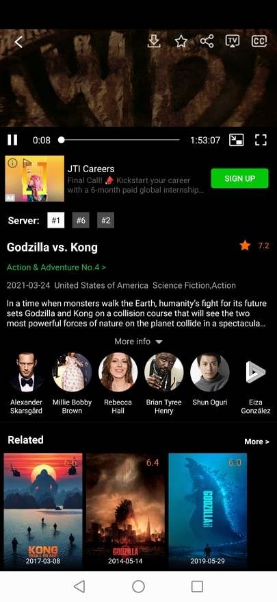 besplatno gledanje filmova i serija aplikacija zoshy app store