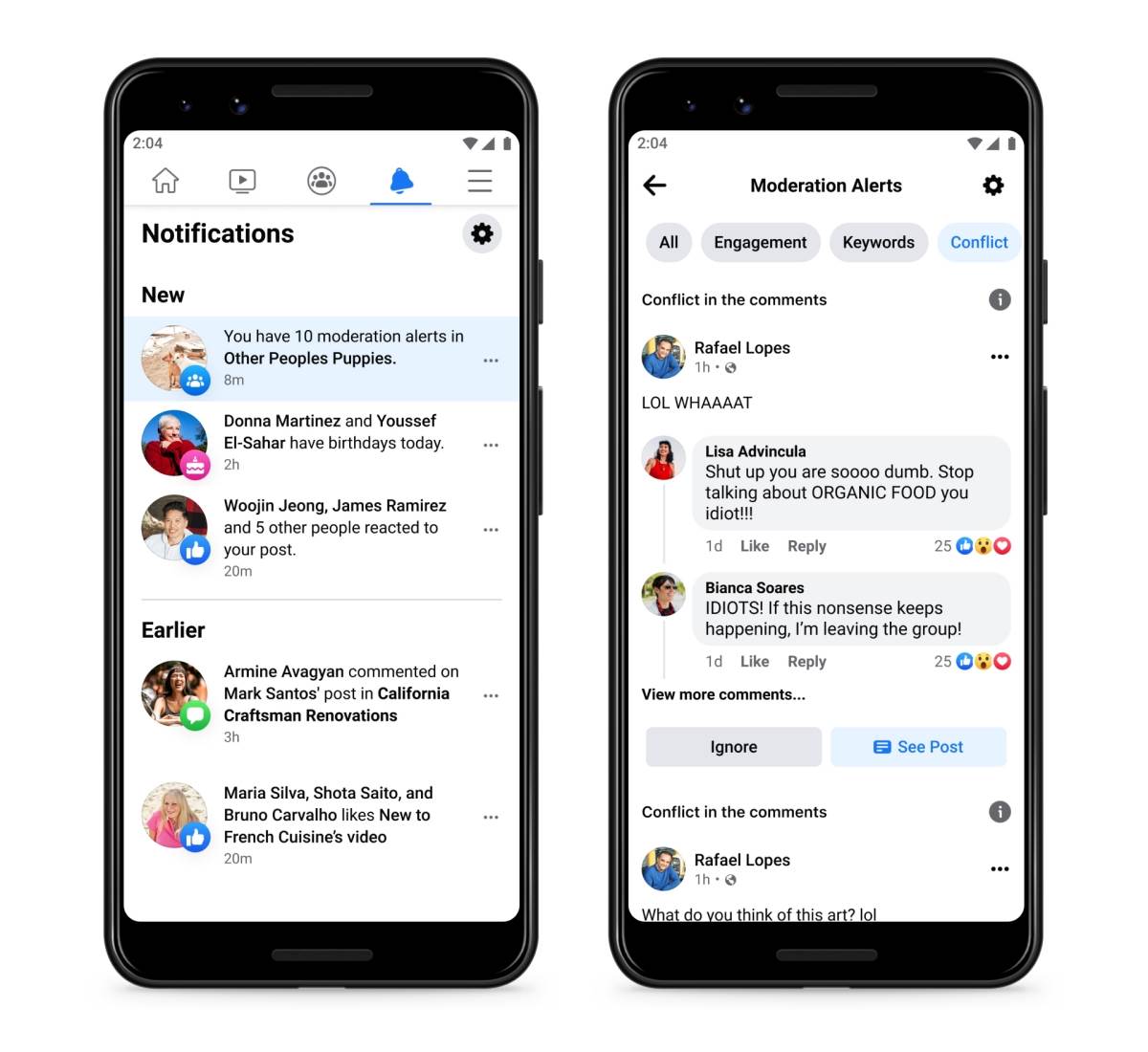 facebook veštačka inteligencija svađanje 
