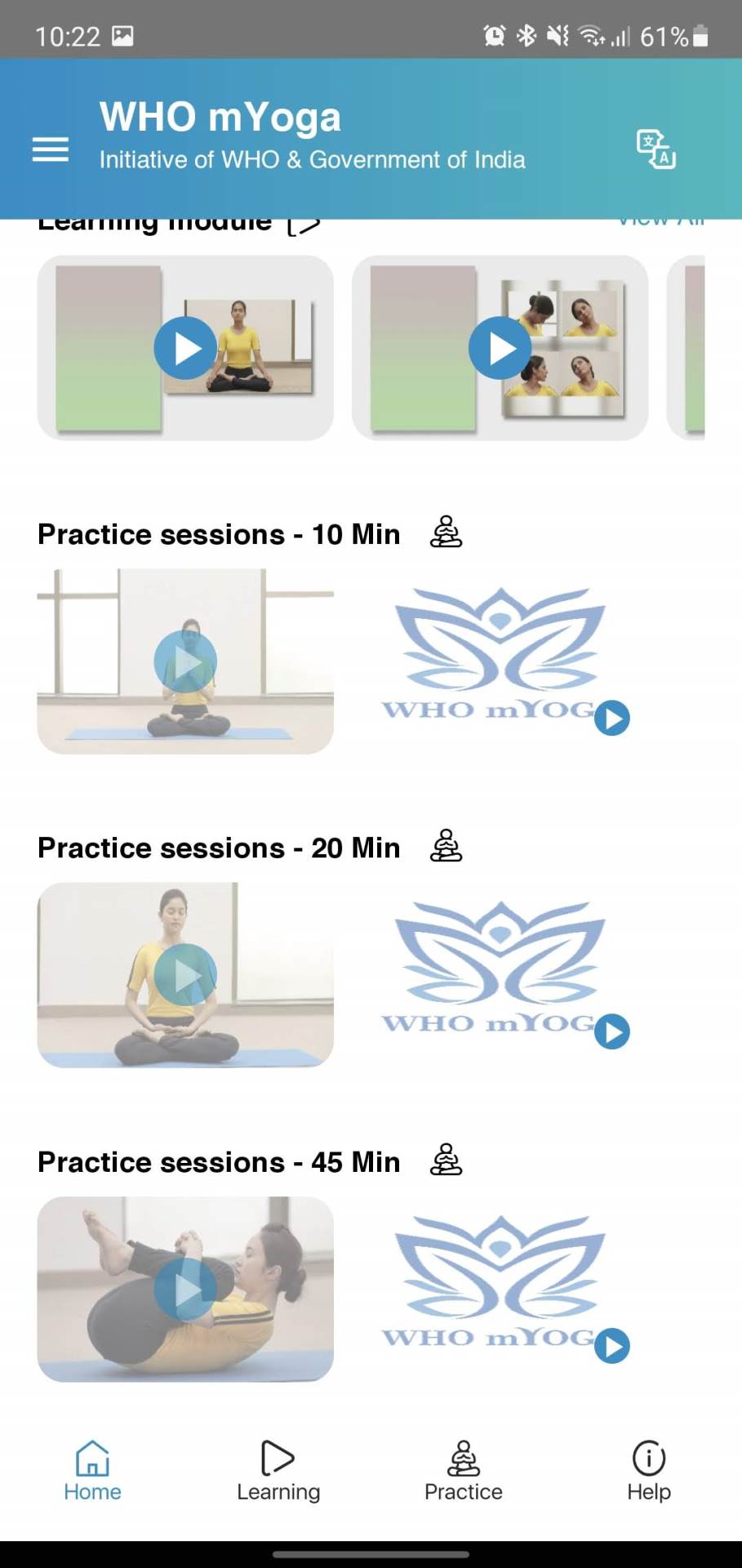 besplatna joga mobilna aplikacija