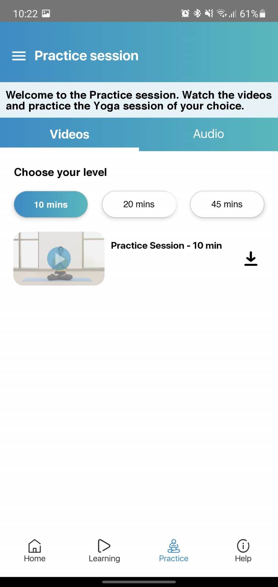 besplatna joga mobilna aplikacija