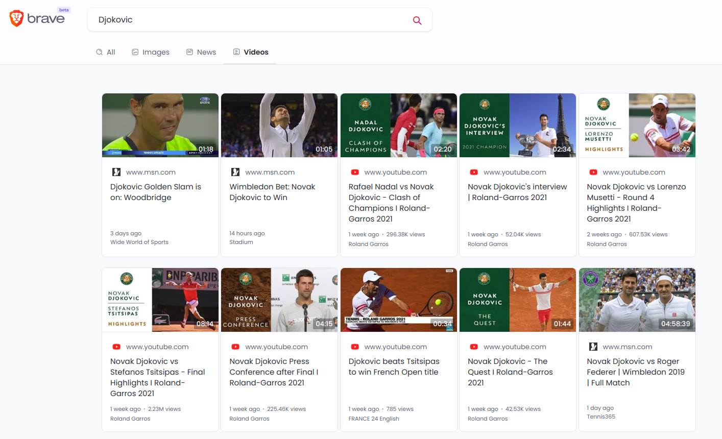 brave internet pretraživač google searche engine
