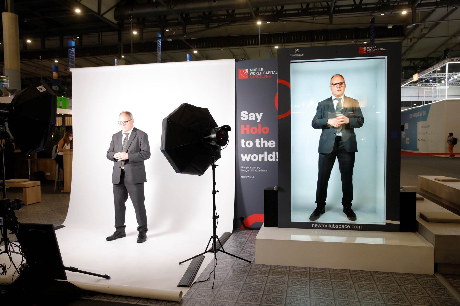 predstavljen hologramski demo sa 5g u barseloni