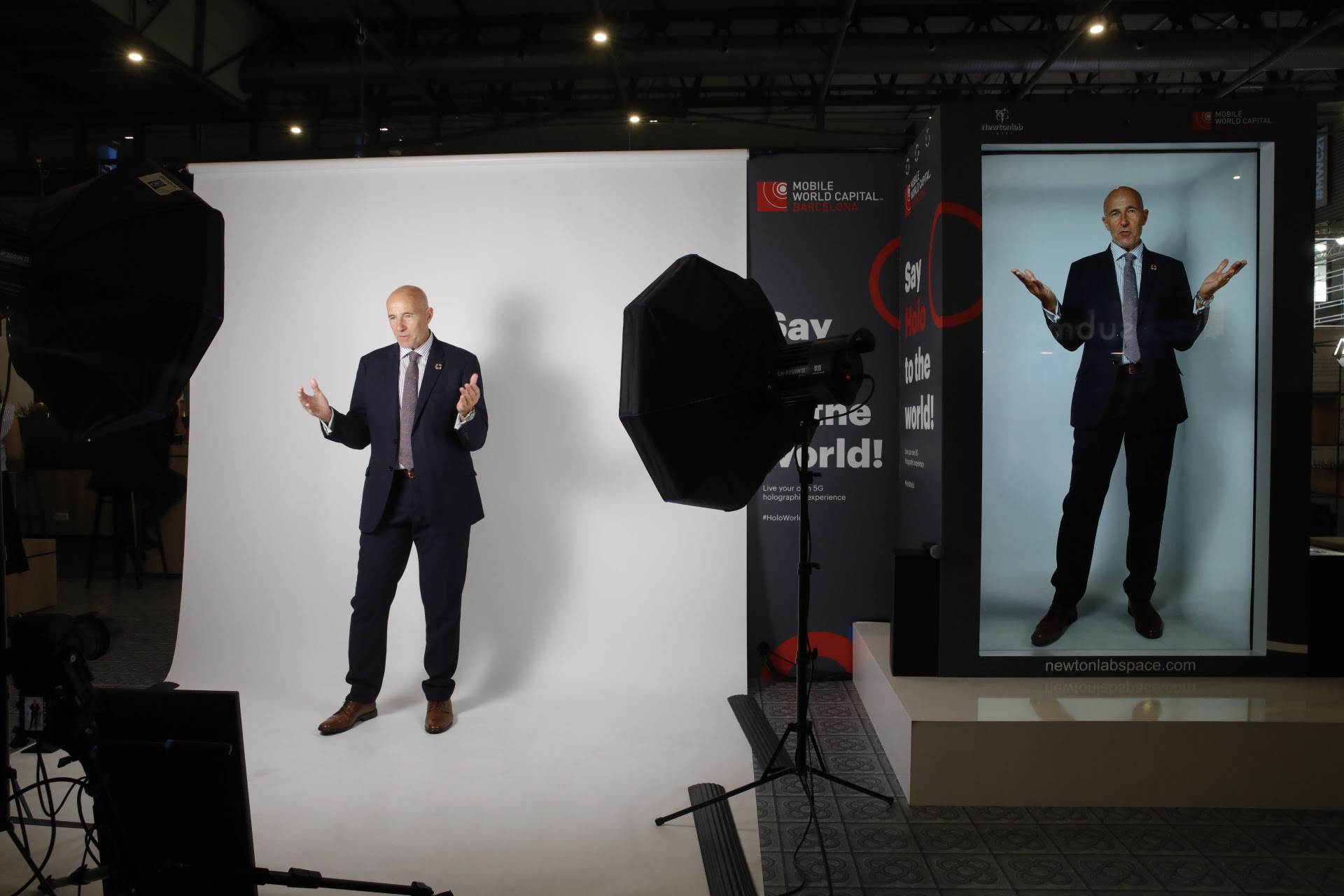 predstavljen hologramski demo sa 5g u barseloni