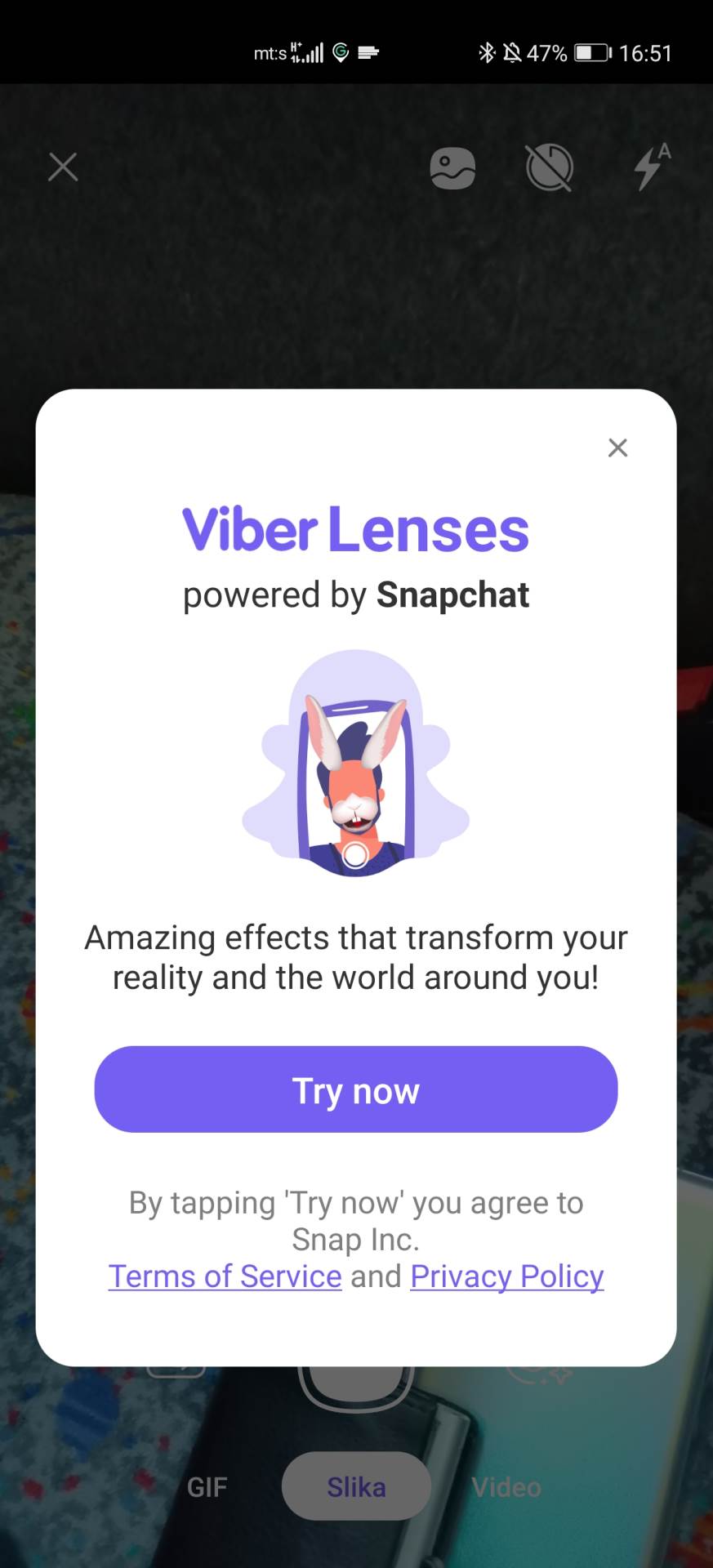 viber lenses filteri kako rade