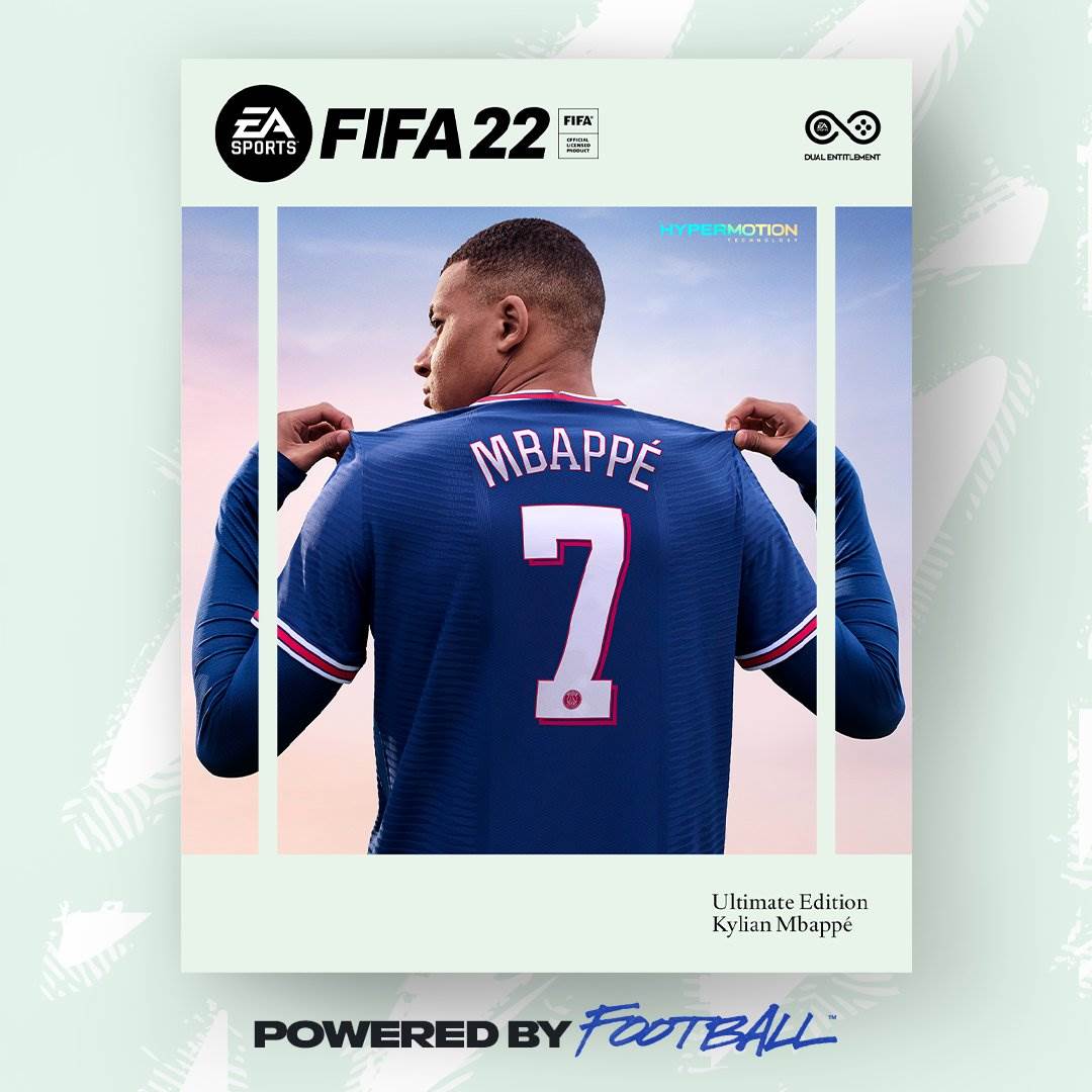 fifa 22 omot igre mbape foto