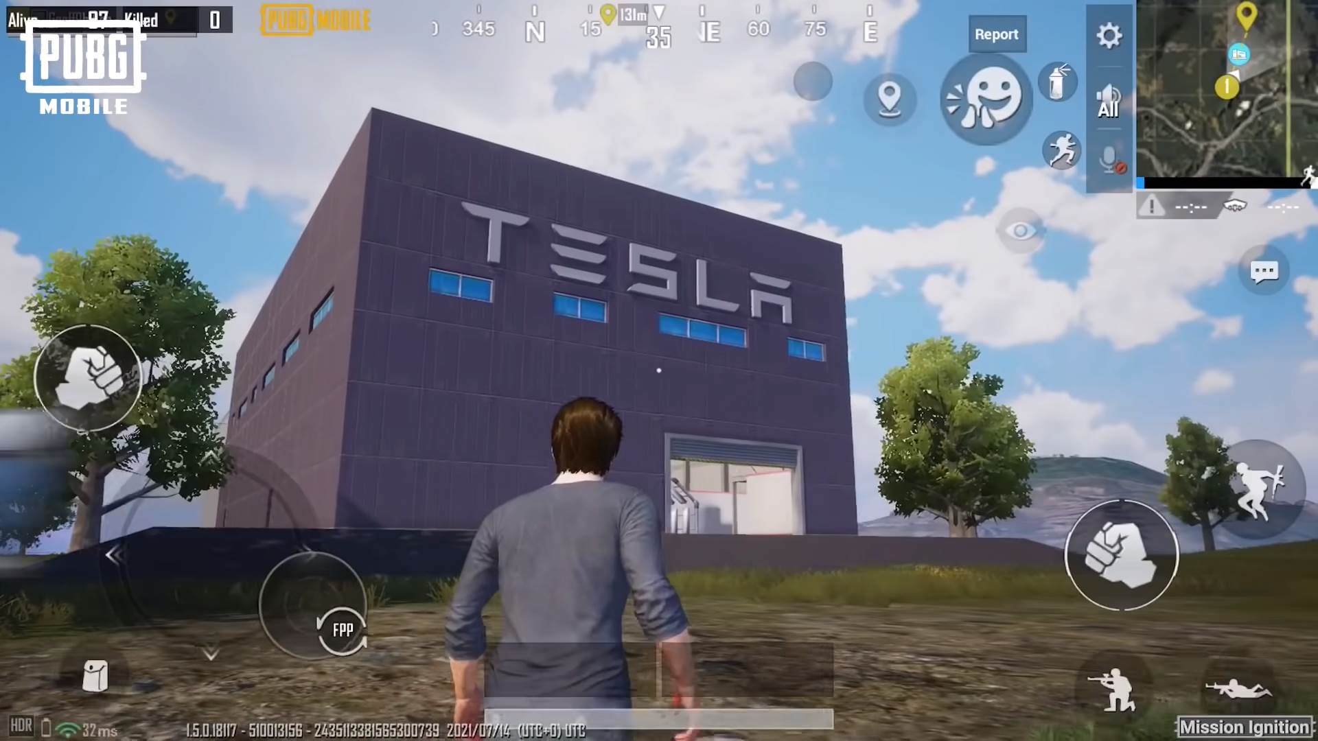 tesla automobili u pubg