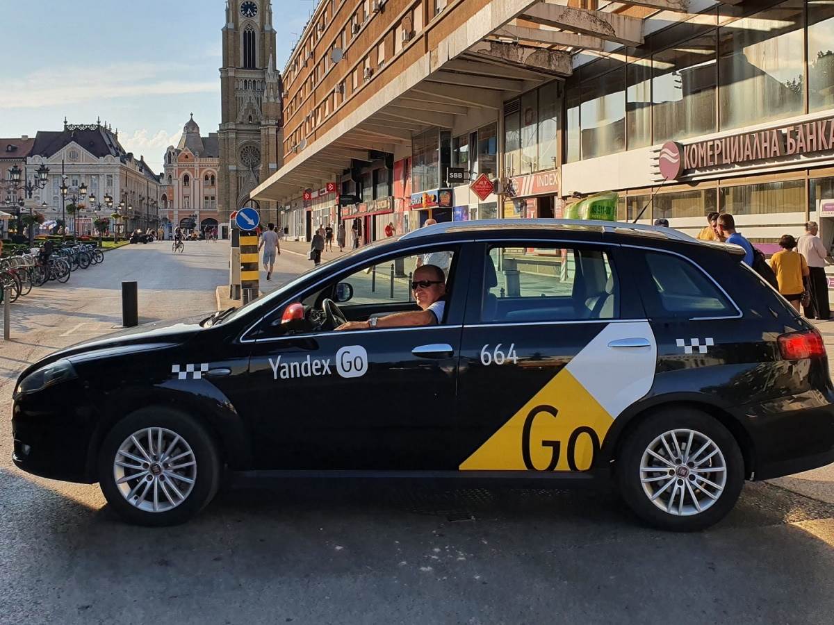 Yandex Go Novi Sad naručivanje vožnje niži troškovi
