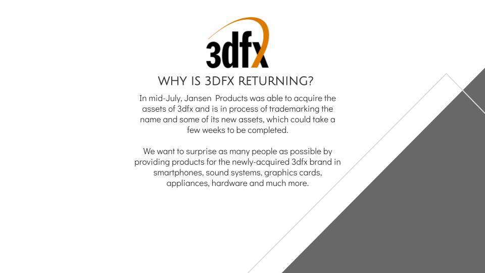 Ipak se ne vracaju Voodoo grafike