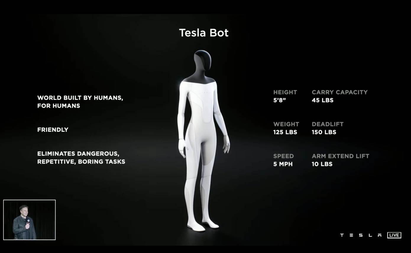 Tesla Bot Humanoidni robot 3