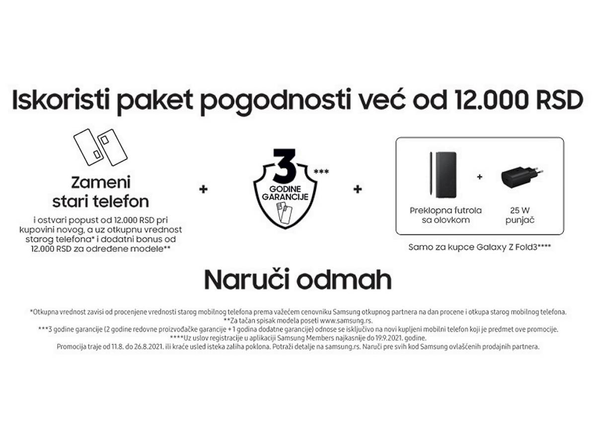 Samsung Galaxy Z Fold3 i Galaxy Z Flip3 cene i pokloni uz kupovinu 2