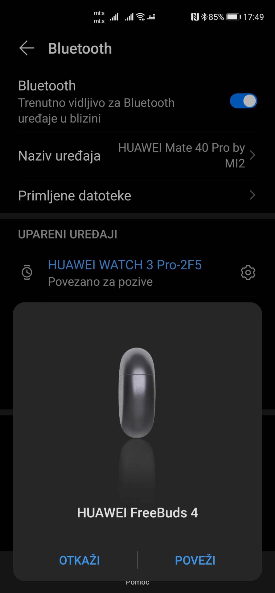 Huawei FreeBuds 4 aplikacija (2)