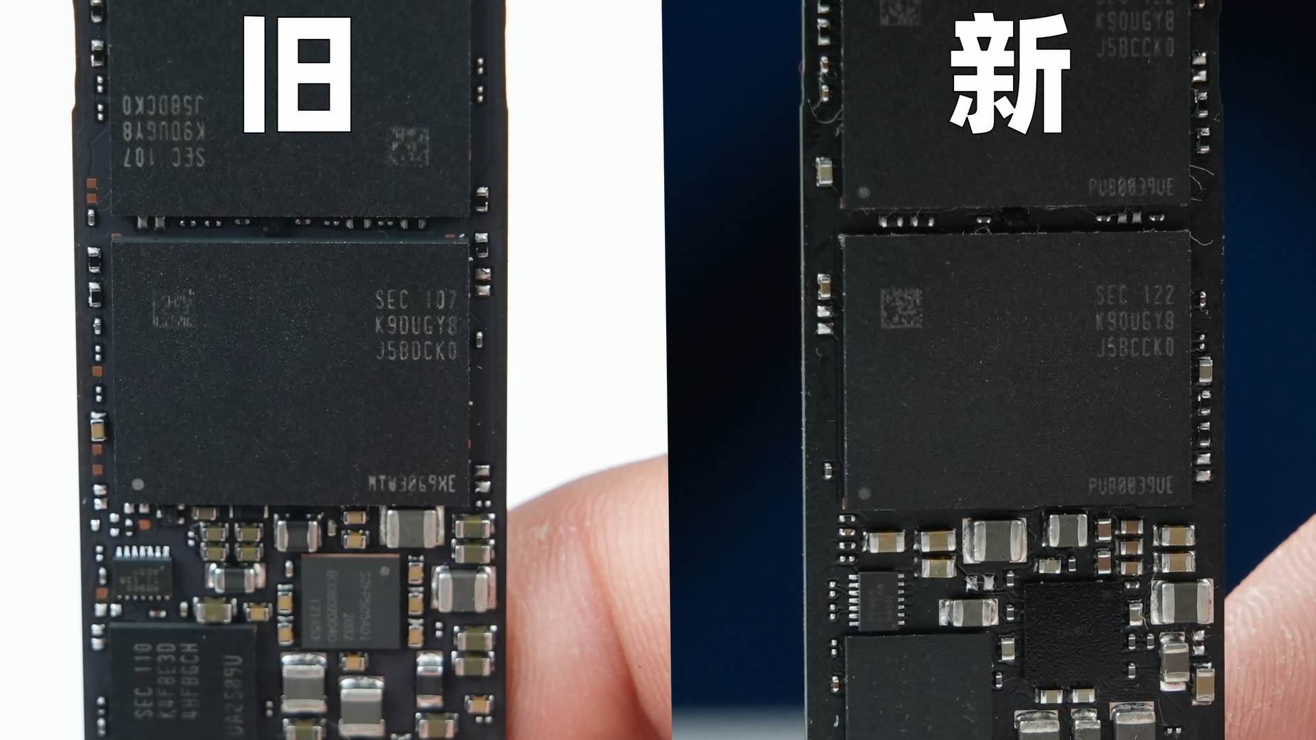 Razlike na matičnoj ploči