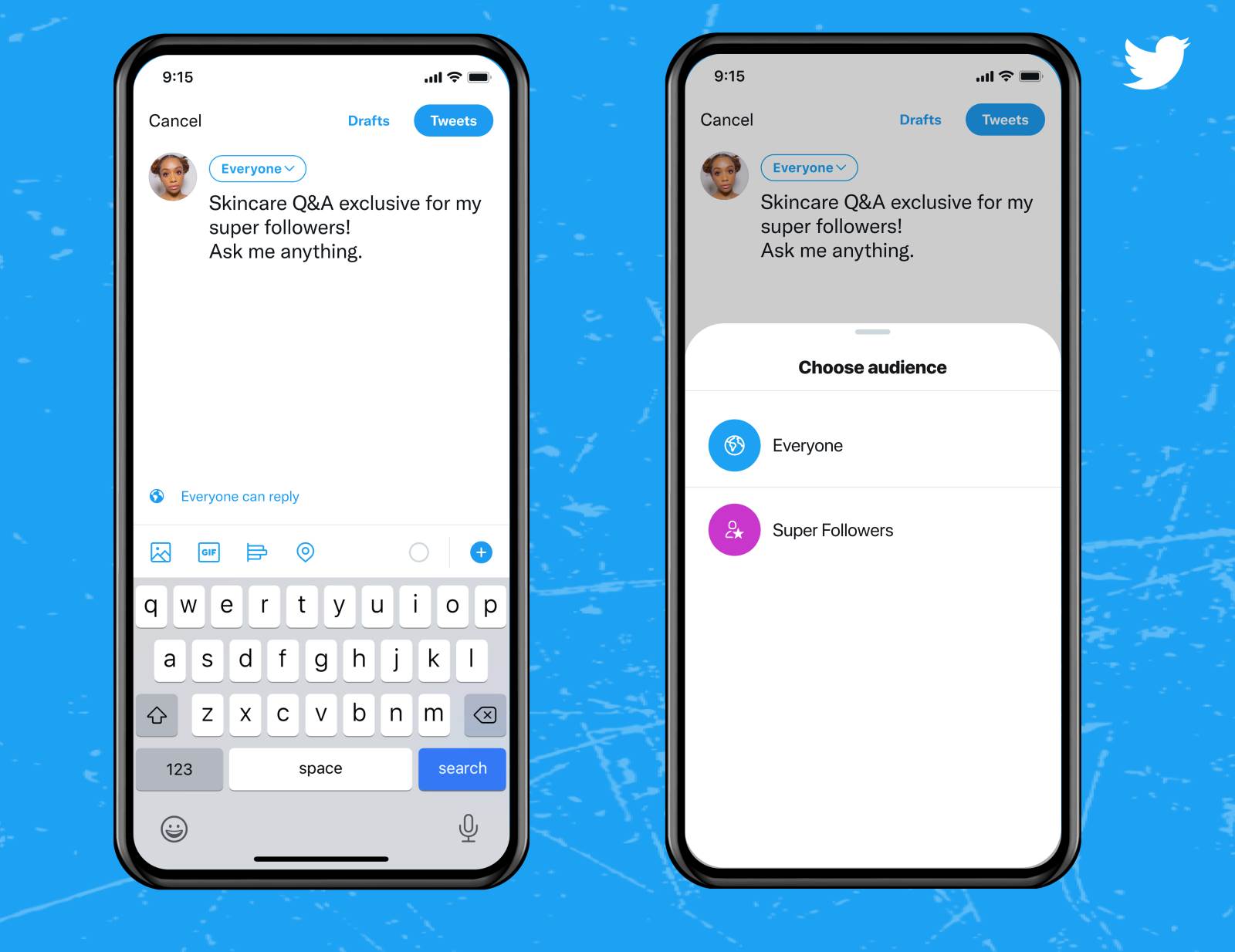Kreiranje posta za Super Follows