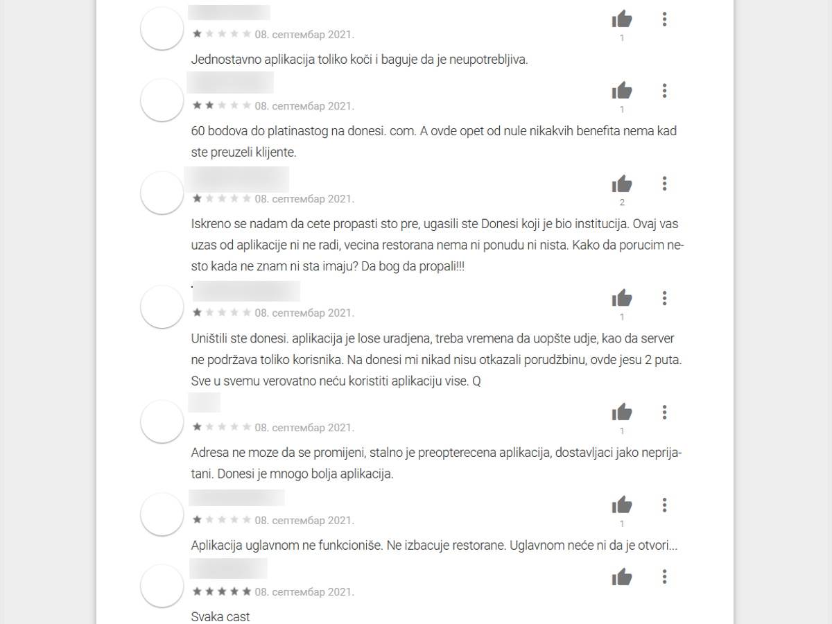 Donesi ocene aplikacije Google Play 2