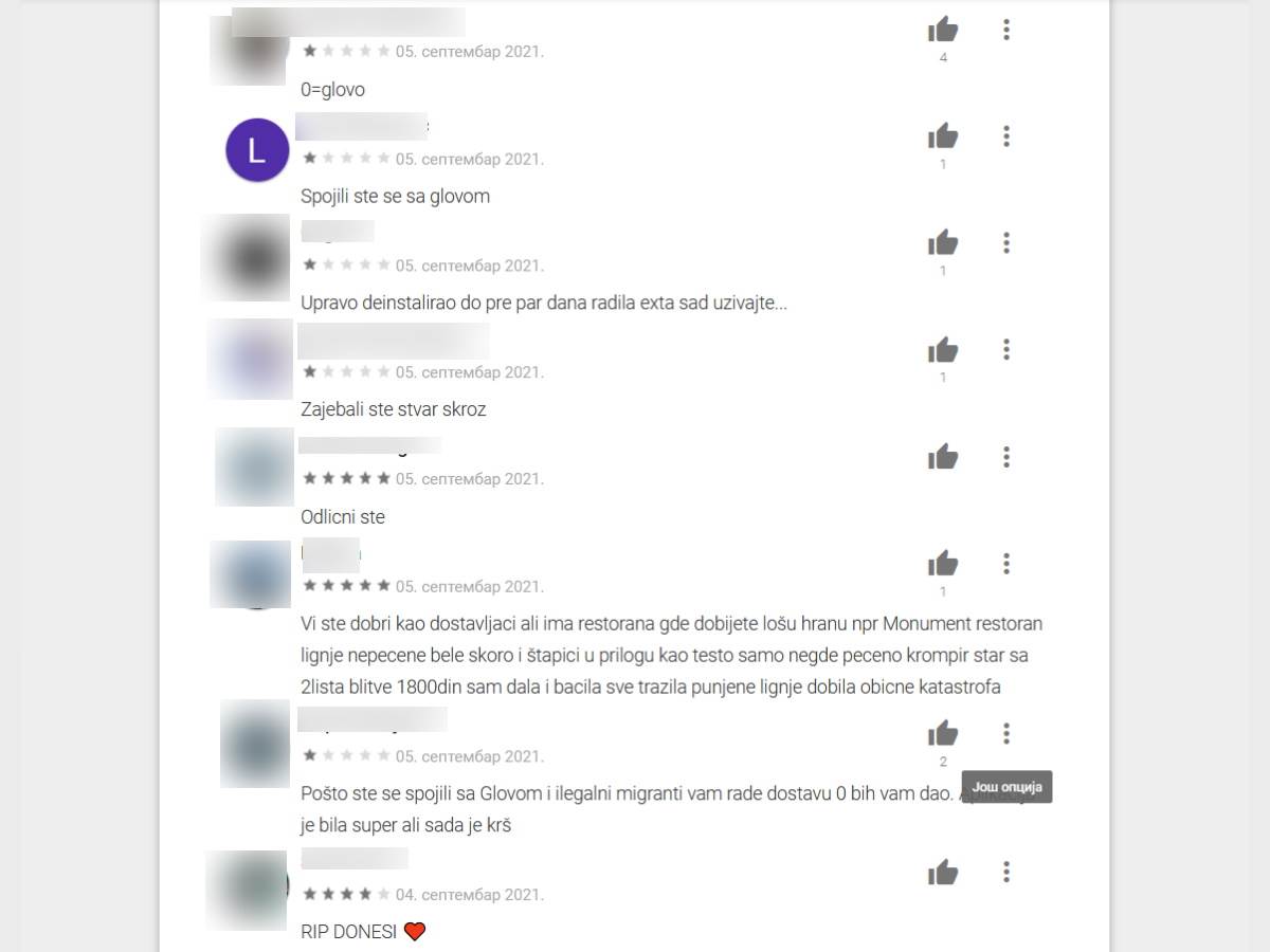 Donesi ocene aplikacije Google Play 3