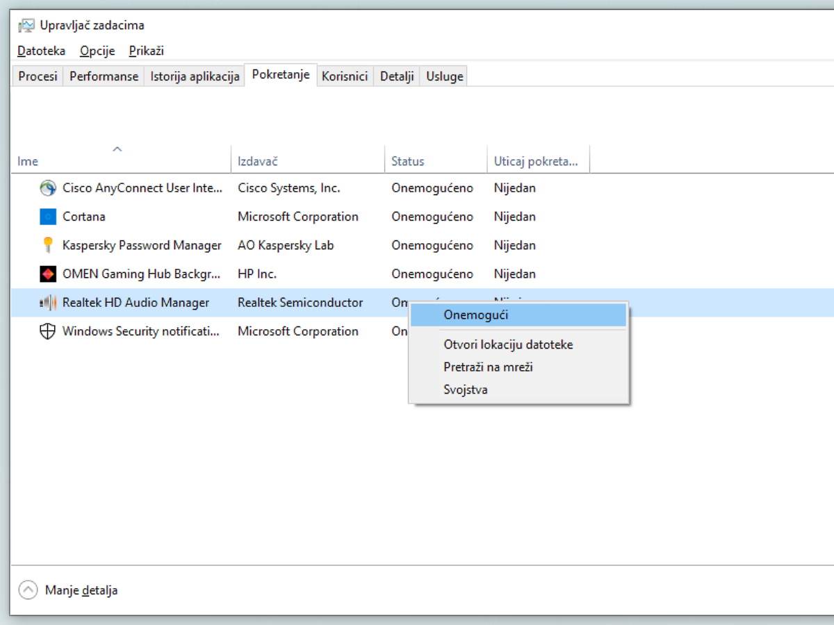 Kako ubrzati Windows 10 računar