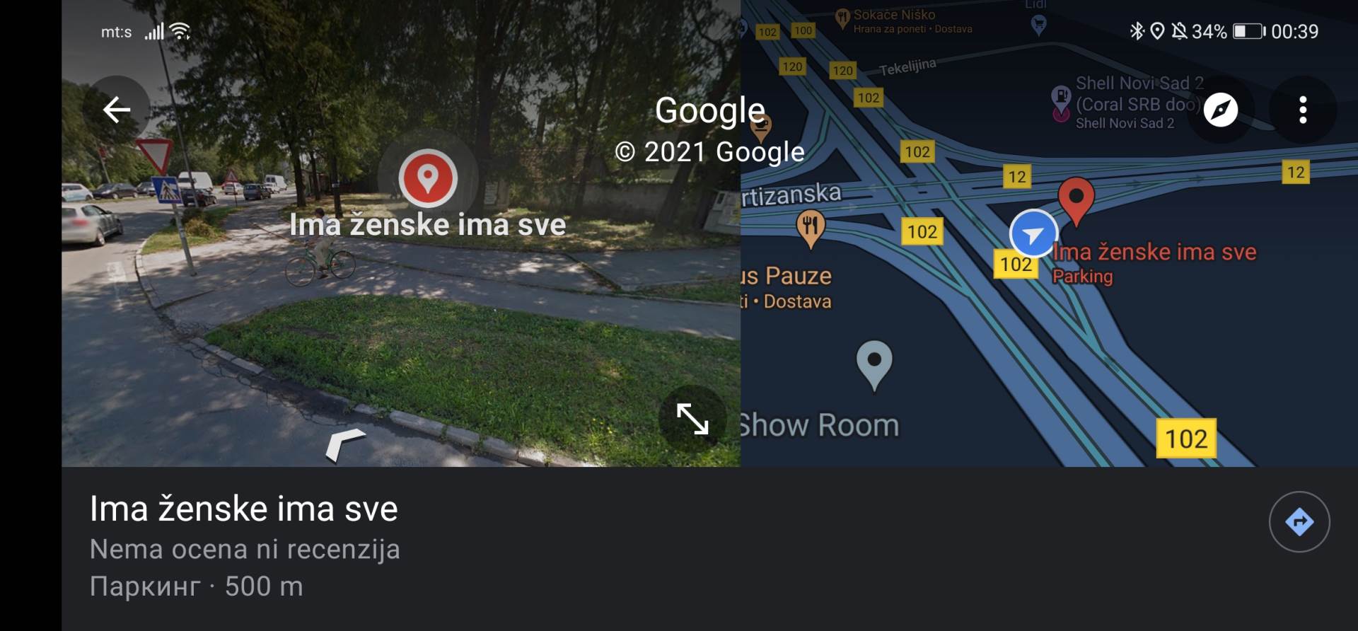 Google Maps Ima Ženske Ima Sve POI Novi Sad (5)