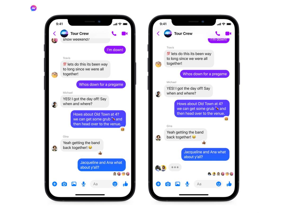 Messenger i Instagram integracija grupni četovi