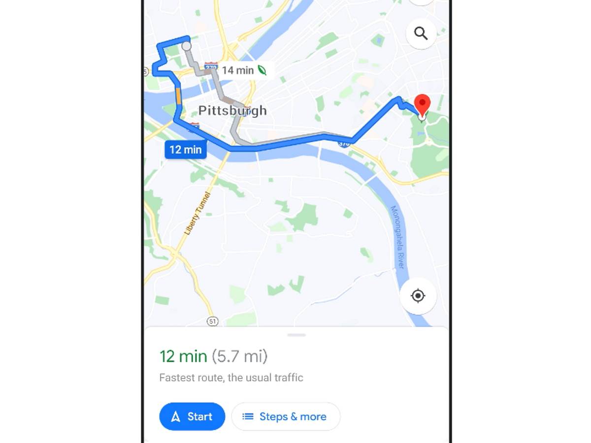 Google Maps nova navigacija eko rute i Lite Navigation 6